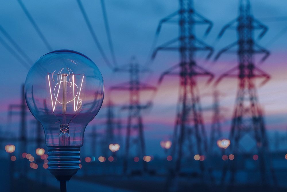 Light bulb and pylons